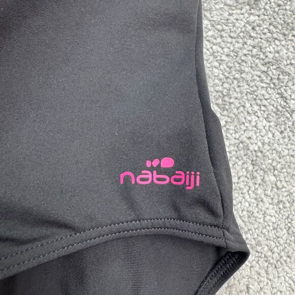 Nabaiji Aqua Resist One Piece Swimwear Womens XS Black Backless Training Active - Picture 5 of 10